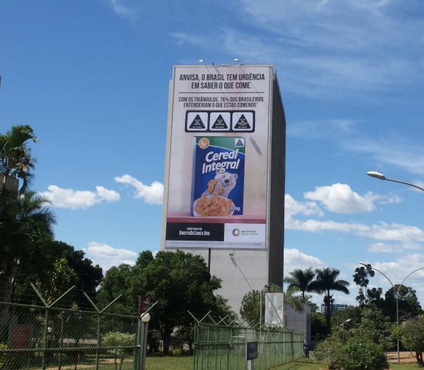 Warning label campaign in Brazil to advocate for front-of-package labeling policies