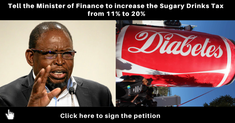 Digital campaign from Amandla.mobi in South Africa to builds support for a sweetened beverage tax.